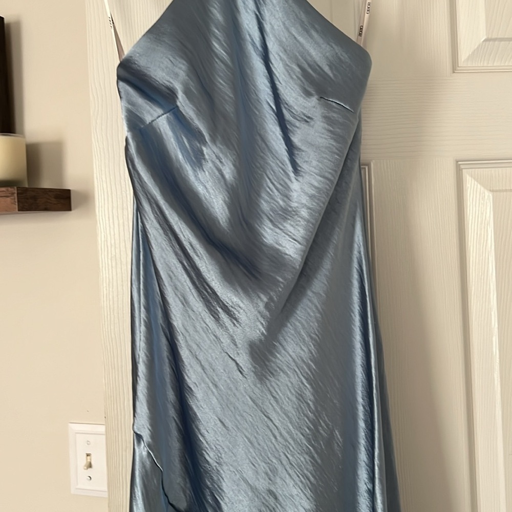 SATIN ASOS DRESS - Picture 3 of 9